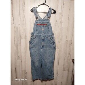 Vintage 90s Pointer Brand Bib Denim Overalls Made In USA 33x24 Workwear